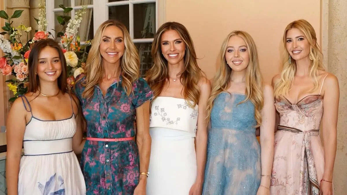 Bettina Anderson and Arabella, Lala, Tiffany and Ivanka's bridal shower.