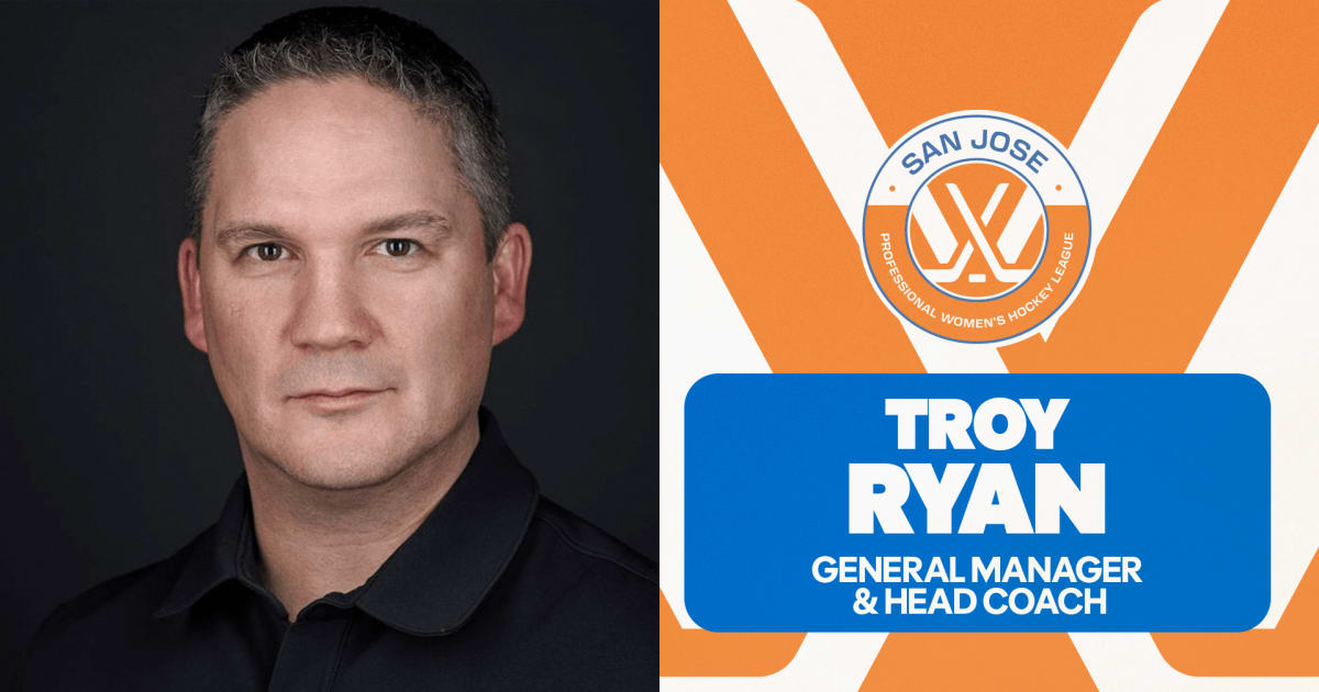 Troy Ryan named general manager and head coach of PWHL San Jose